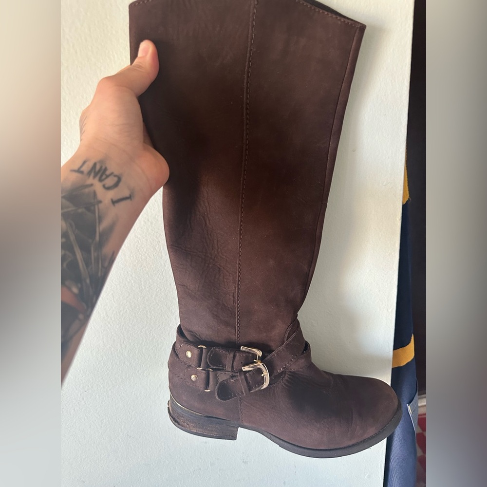 Steve Madden Dark Brown Leather Strap